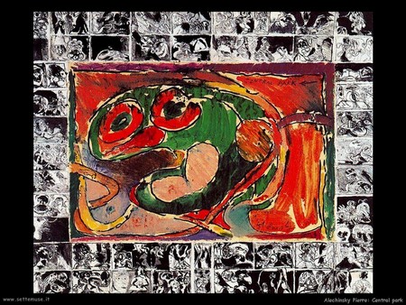 Pierre Alechinsky - Central parc (1965) Paris, collection privée