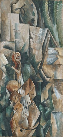 G. Braque - Violon et palette (1909) - Solomon R. Guggenheim Museum, New York