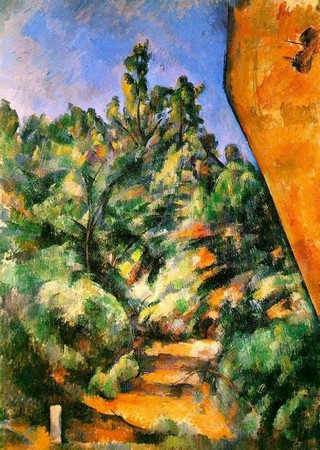 P. Cézanne - Bibemus le rocher rouge, (1897) Musée de l'Orangerie, Paris