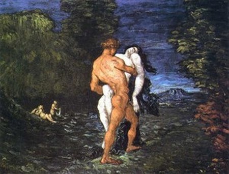 Paul Cézanne - L'enlèvement (1867) Fitzwilliam Museum,Cambridge