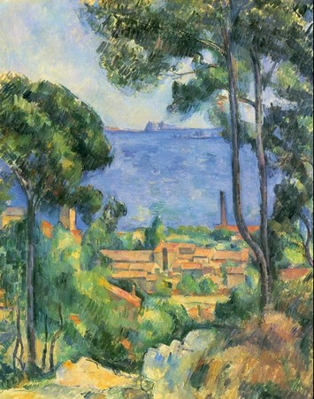 P. Cézanne - Vue sur l'Estaque et le château d'If (1883-1885) Fitzwilliam Museum Cambridge