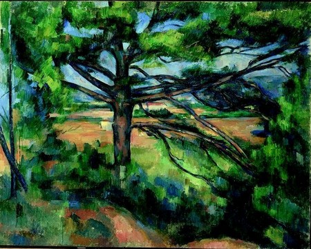 P. Cézanne - Gardanne le grand pin et les terres rouges (1890-1895) Musée de l'Hermitage Léningrad