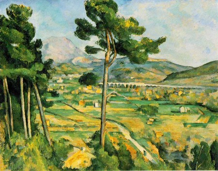 P. Cézanne - Montagne Sainte-Victoire et viaduc sur la vallée de l'Arc, (1882-1885) Metropolitan museum of art New York