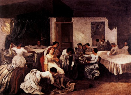 Gustave COURBET - La toilette de la morte