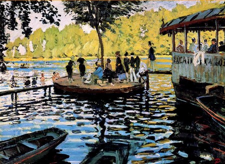 Claude Monet - La Grenouillère à Bougival (1869), Metropolitan Museum of Art, New York