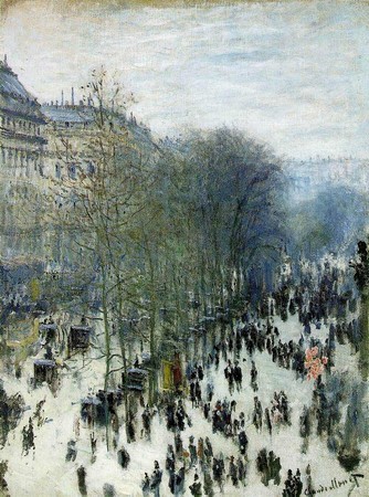Claude Monet - Boulevard des Capucines (1873), Museum of art Kansas City