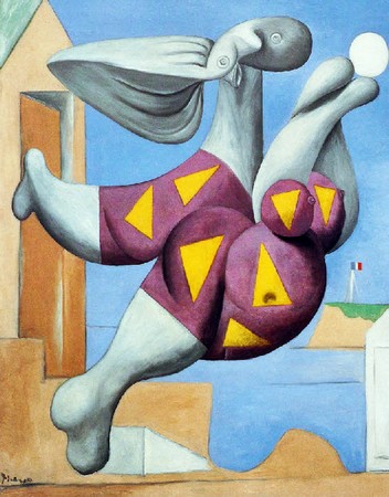 P. Picasso - Baigneuse au ballon (Marie Thérèse) (1932) MoMA new York