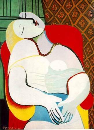P. Picasso - Le rêve (Marie Thérèse endormie) 1932 - Collection particulière