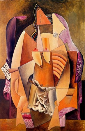 P. Picasso - Femme en chemise assise dans un fauteuil (1913) Musée Picasso Paris