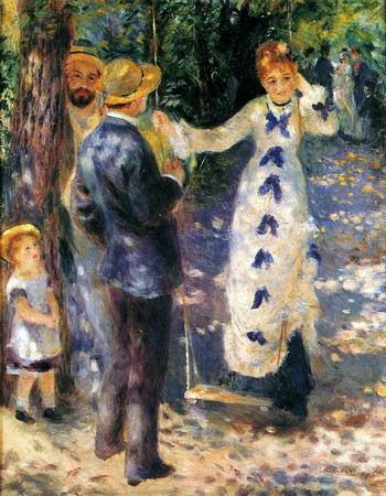 Pierre-Auguste Renoir - La balançoire (1876) Paris, musée d’Orsay