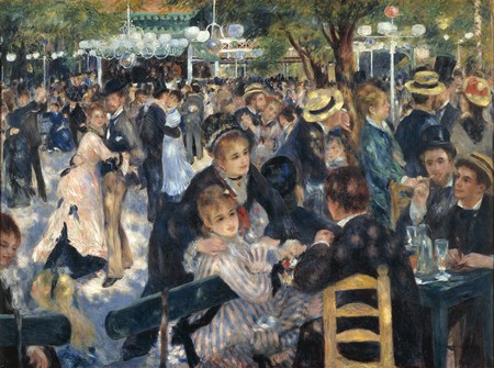 Pierre-Auguste Renoir - Bal du moulin de la Galette (1876) Paris, musée d’Orsay