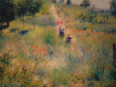 Pierre-Auguste Renoir - Chemin montant dans les hautes herbes (1873) Paris, musée d'Orsay