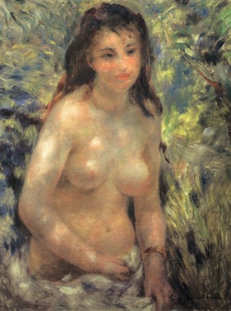 Pierre-Auguste Renoir - Torse effets de soleil - vers (1875) Musée d'Orsay, Paris
